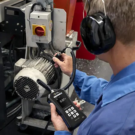 Vibrationsmåleapparat Anvendelsesbillede