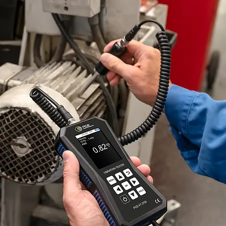 Vibrationsmåleapparat Anvendelsesbillede