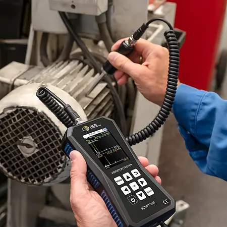 Vibrationsmåleapparat Anvendelsesbillede