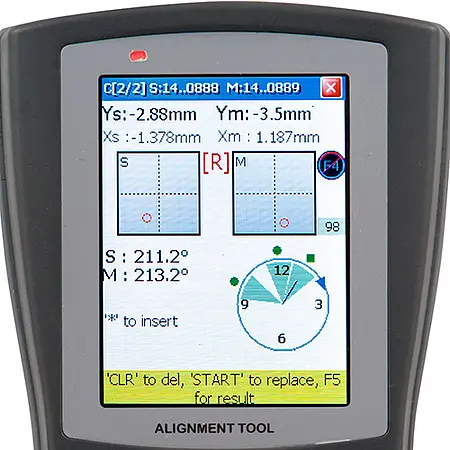 Vibrationsmåler PCE-TU 3 Display 1