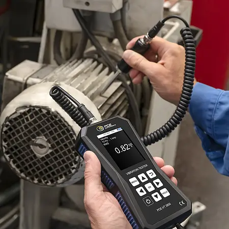 Vibrationsmåler Anvendelsesbillede
