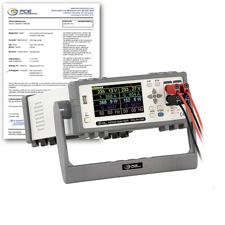 VVS-måler PCE-PA 7500-ICA inkl. ISO kalibreringscertifikat