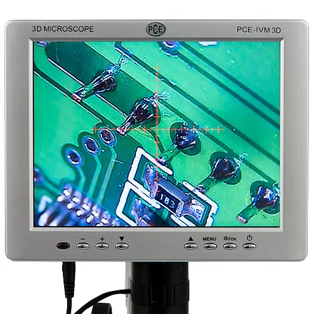 Mekanisk 3D-mikroskop PCE-IVM 3D Display 2