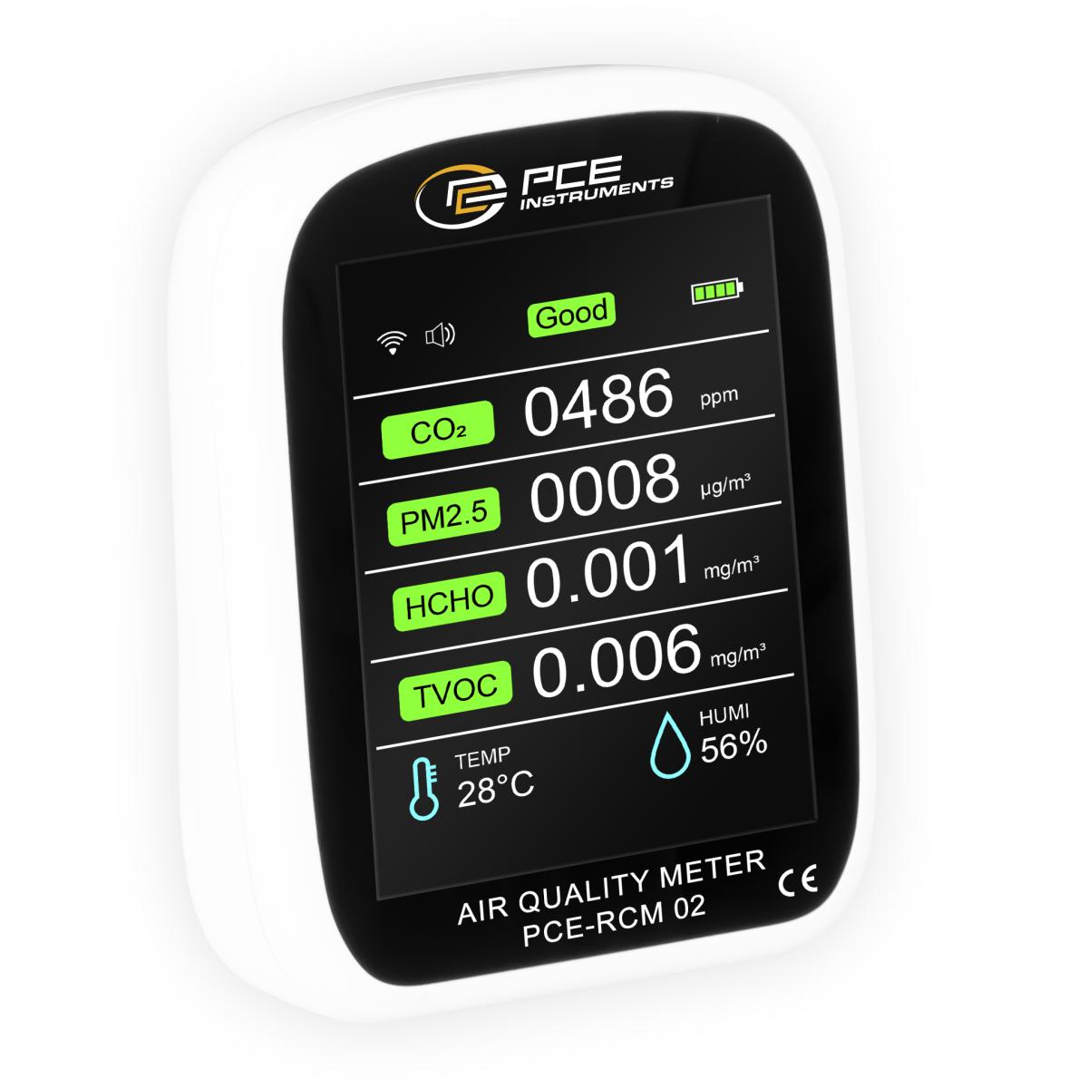 Luftkvalitetsdetektor PCE-RCM 02 