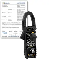 Amperemeter PCE-CM 6-ICA inklusive ISO-kalibreringscertifikat 