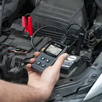 Batteritester Anvendelsesbillede