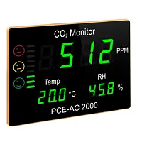 CO2 måler / CO2-monitor PCE-AC 2000 