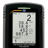 CO2 måling af enhed PCE-AQD 20 Display