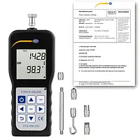 Dynamometer PCE-FM 200-ICA inklusive ISO-kalibreringscertifikat