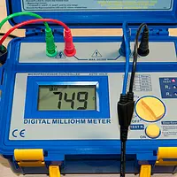 Modstandsværdi på Ohmmeter