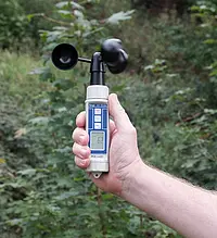 Skala kryds anemometer PCE-A 420 applikation