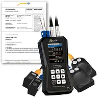 Ultralydsflowmåler PCE-TDS 200+ S-ICA inkl. ISO kalibreringscertifikat