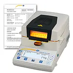 Wet Analyzer Scale PCE-MA 100-ICA inklusive ISO-kalibreringscertifikat