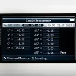 Hvid grad måling af enhed PCE-CSM 7 display