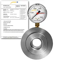 Hydraulisk strømkøber PCE-HFG 2.5K-ICA inklusive ISO-kalibreringscertifikat