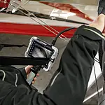 Industri - Inspektionskamera skaerm video direkte