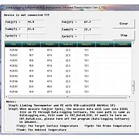 Pyrometer PCE-895-software