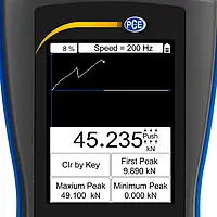 Display Display Power Messtechnik Håndmåling Enhed PCE-DFG NF 50K Trykmålingsboks / kraftmålingsteknologi Håndmålingsenhed PCE-DFG NF 50K