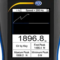 Display Display Power Messtechnik Handmelden Enhed PCE-DFG NF 2K