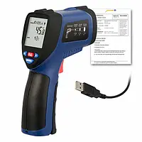 Lasertermometer inklusive ISO -kalibreringscertifikat