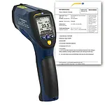 Overflademålingsteknologi termometer inklusive ISO -kalibreringscertifikat.