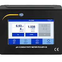 ph meter touch display