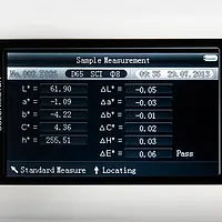 Spektralfotometer PCE-CSM 7 Display