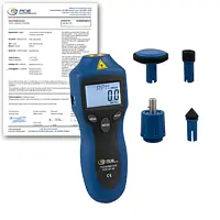 Tachometer PCE-DT 65-ICA inkl. ISO kalibreringscertifikat 