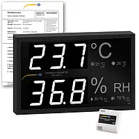 Termo-hygrometer PCE-ID 5-ICA inklusive ISO-kalibreringscertifikat