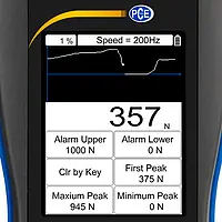 Display Display Power Meter PCE-DFG NF 1K