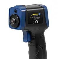 Materiel tykkelse måling af enhedssiden udsigt