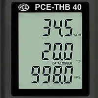 Vis USB-datalogger PCE-THB 40