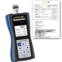 Arbejdstager PCE DFG NF 1K-ICI inklusive ISO-kalibreringscertifikat