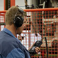 Vibrationsmåler Anvendelsesbillede