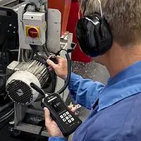 Vibrationsmåler Anvendelsesbillede