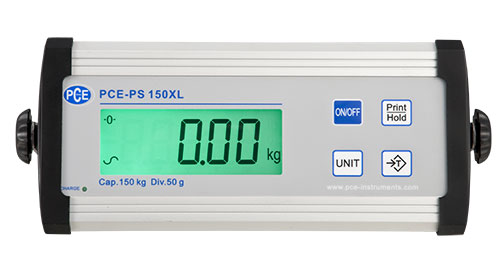 Display der PCE-PS...XL großer Plattformwaage