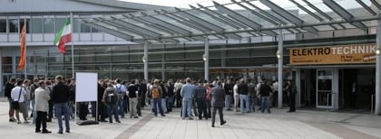 PCE auf   der Elektrotechnik - Messe in Dortmund