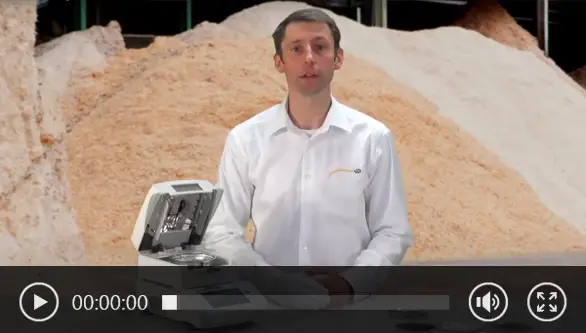 Video über ein Feuchtebestimmer