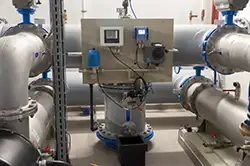 Gaswarnanlage im Wasserwerk.