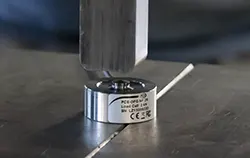 Kraftaufnehmer in der Metalltechnik Presse.