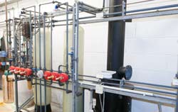 Eine beispielhafte Anlage für eine Ultraschall Durchflussmessgerät Platzierung.