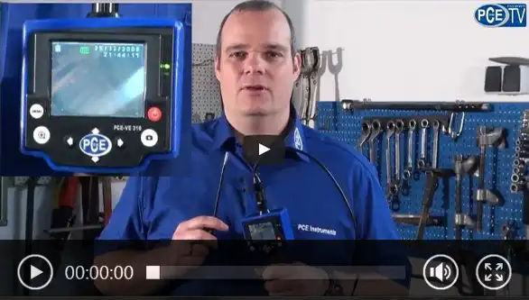 Video der Inspektionskamera PCE-VE 310