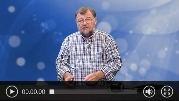 Wolfgang Rudolph erklärt die kontaktlose Temperaturmessung mittels Temperaturmesser