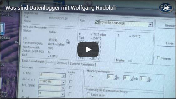 Was sind Datenlogger Video mit Wolfgang Rudolph