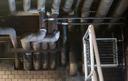 Mikromanometer zum Testen von Lüftungsanlagen in der Industrie.