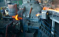 Lärm Warnanzeige im Einsatz in der Industrie.