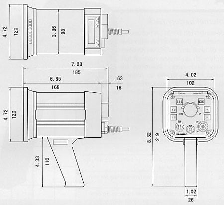 Maskizze vom Stroboskop SMS-300B