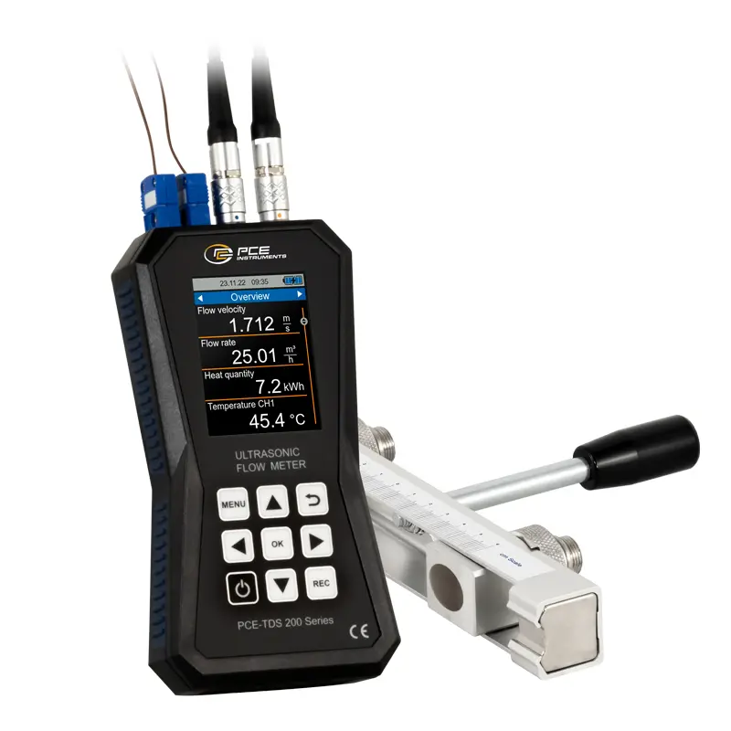 Przepływomierz ultradźwiękowy PCE-TDS 200+ SR