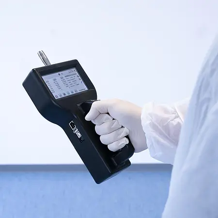 Aerosolpartikelzähler / Aerosol Partikelzähler Anwendungsbild