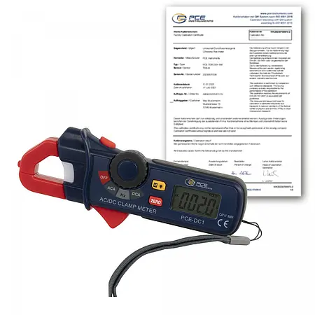 Amperezange PCE-DC1-ICA